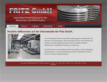 Tablet Screenshot of manfred-fritz-gmbh.de